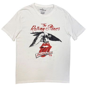 ROLLING STONES ローリングストーンズ (7月 新譜 記念 ) - Philadelphia Eagle 1975 / バックプリントあり（復刻ツアーTシリーズ） / Tシャツ / メンズ