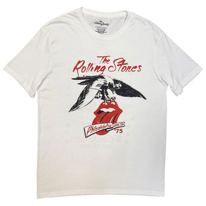 ROLLING STONES ローリングストーンズ (7月 新譜 記念 ) - Philadelphia Eagle 1975 / バックプリントあり（復刻ツアーTシリーズ） / Tシャツ / メンズ