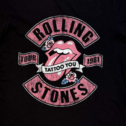 ROLLING STONES ローリングストーンズ (7月 新譜 記念 ) - Tour 1981 Tattoo You（復刻ツアーTシリーズ） / Tシャツ / メンズ