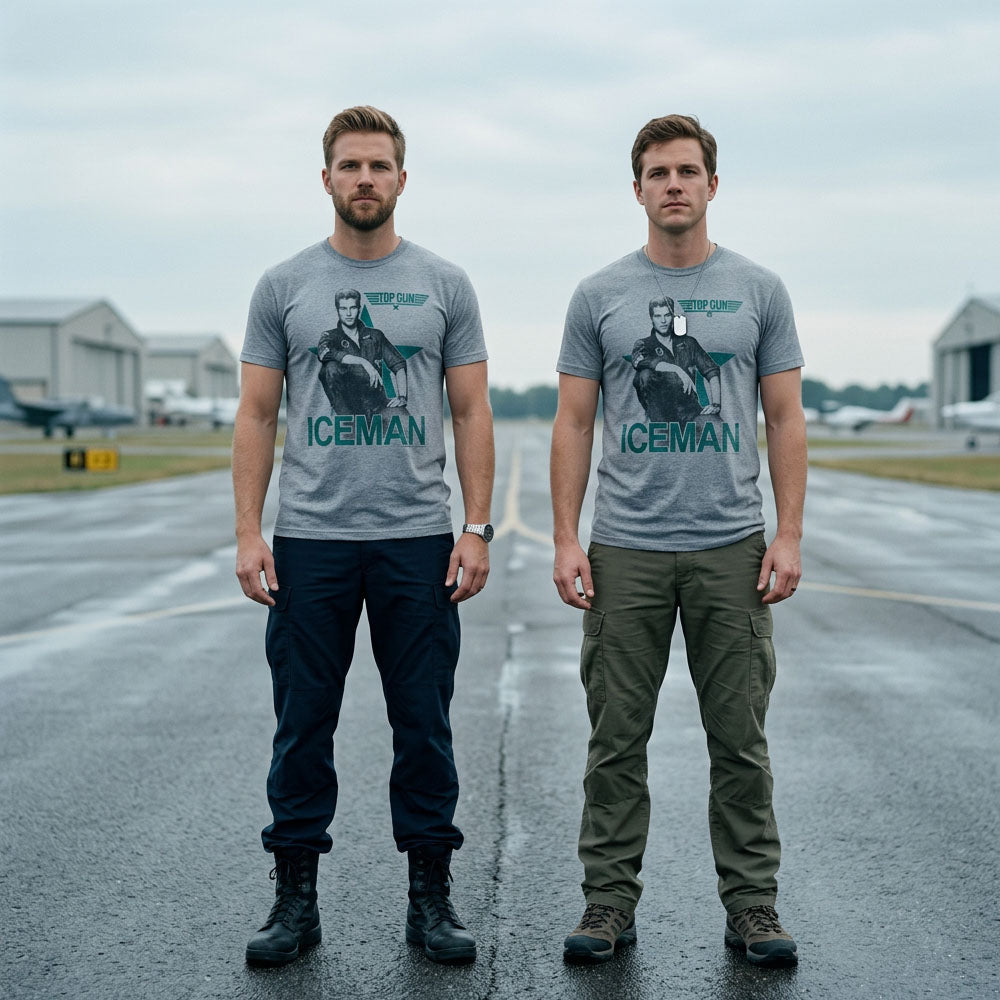 TOP GUN トップガン (公開 40周年 ) - ICEMAN / 追悼 / Tシャツ / メンズ