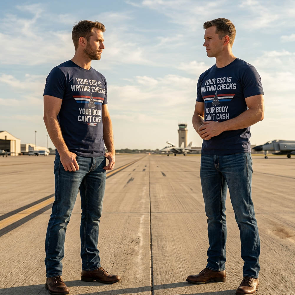 TOP GUN トップガン (公開 40周年 ) - EGO CHECK / Tシャツ / メンズ