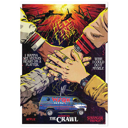 STRANGER THINGS - (アニメシリーズ 4月23日 配信開始 ) - Season 5 Limited Edition | The Crawl | Art Print（A3） / 世界限定995枚