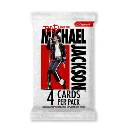 【5月1日先行販売】MICHAEL JACKSON マイケルジャクソン - Bad World Tour｜世界限定BOX｜開封を楽しむ16パック / Hobby Box / トレーディング・カード