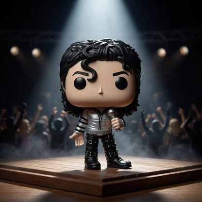 【予約商品】 MICHAEL JACKSON マイケルジャクソン - Bad Tour Metallic Funko Pop! Vinyl Figure / フィギュア・人形