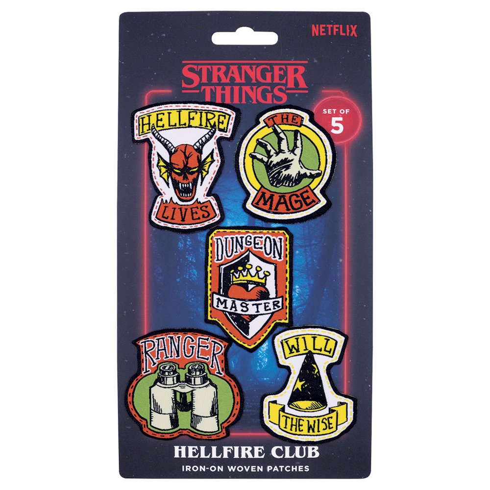 【予約商品】 STRANGER THINGS ストレンジャー・シングス (アニメシリーズ 4月23日 配信開始 ) - Set of Five Fabric Patches / 世界限定 / ワッペン