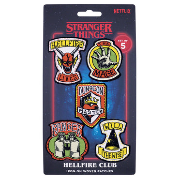 STRANGER THINGS ストレンジャー・シングス - Set of Five Fabric Patches / 世界限定 / ワッペン