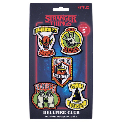 【予約商品】 STRANGER THINGS ストレンジャー・シングス (アニメシリーズ 4月23日 配信開始 ) - Set of Five Fabric Patches / 世界限定 / ワッペン