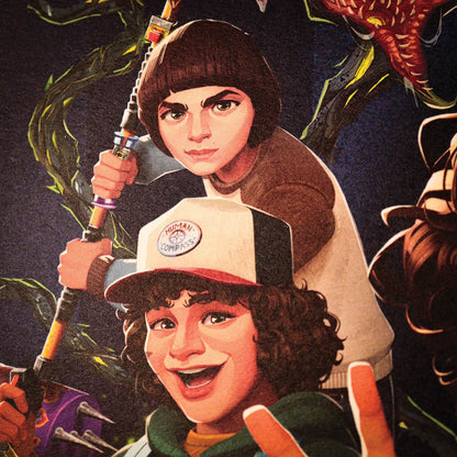 STRANGER THINGS ストレンジャー・シングス (アニメシリーズ 4月23日 配信開始 ) - Tales from ‘85 Limited Edition Art Print / 世界限定995個 / ポスター