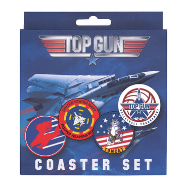【予約商品】 TOP GUN トップガン (公開 40周年 ) - Set of Four Printed Coasters / 世界限定 / コースター