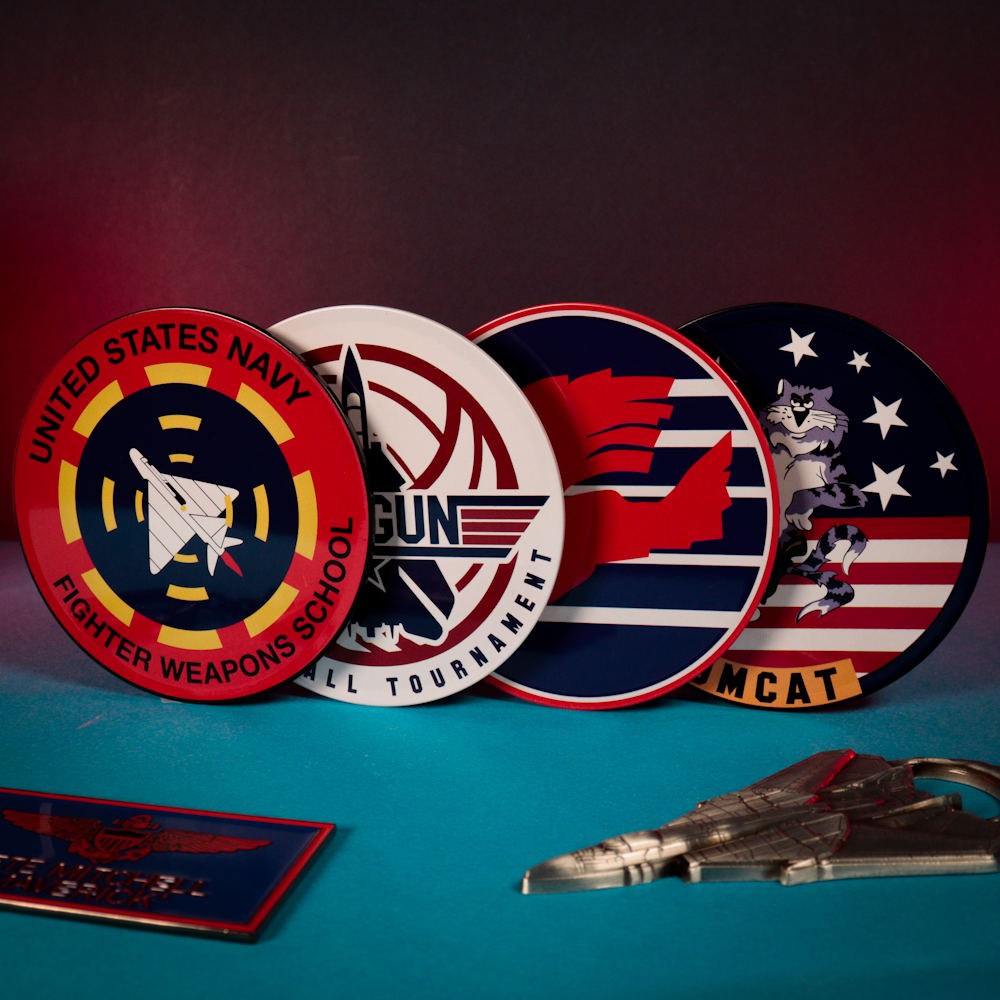 予約商品】 TOP GUN トップガン (公開 40周年 ) - Set of Four Printed
