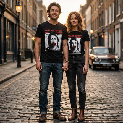 PAUL MCCARTNEY ポールマッカートニー (新譜 発売記念 ) - Red Rose Speedway / バックプリントあり / Tシャツ / メンズ