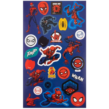 SPIDERMAN スパイダーマン (ブランド・ニュー・デイ 公開 ) - Spidey 25Pc Reusable Paper Stickers 195X95 / ステッカー