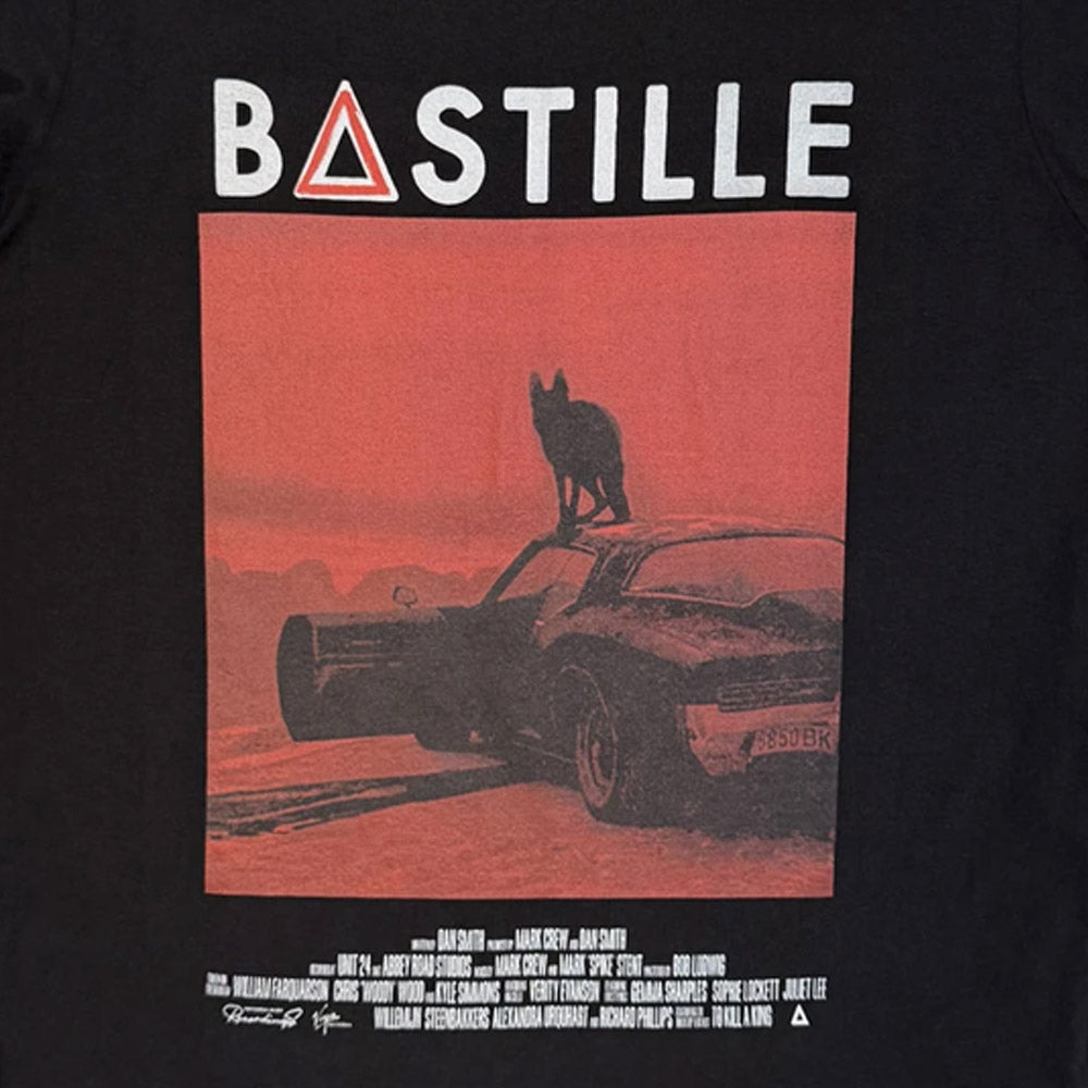 BASTILLE バスティル - Bad Blood Wolf / カーボンソフト加工 / Tシャツ / メンズ