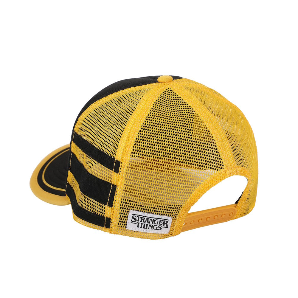 STRANGER THINGS ストレンジャー・シングス (アニメシリーズ 4月23日 配信開始 ) - Dustin Henderson Black & Yellow Cosplay Trucker Hat / キャップ / メンズ