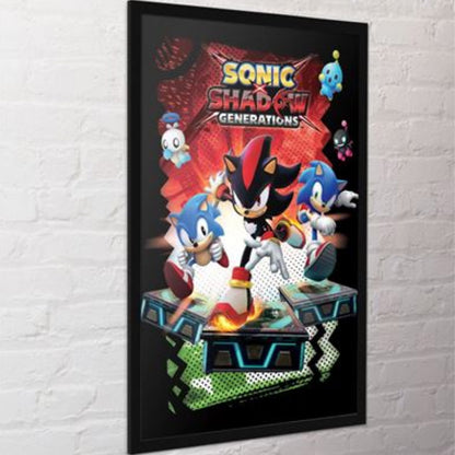 SONIC THE HEDGEHOG ソニックザヘッジホッグ (35周年 ) - SHADOW GENERARTIONS / ポスター