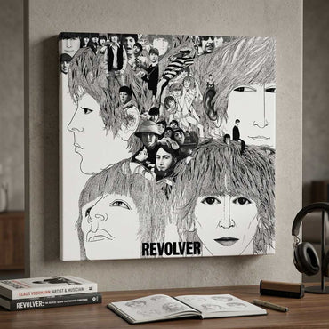 THE BEATLES ビートルズ (来日 60周年 ) - REVOLVER / キャンバス・プリント木枠（40×40×3.8cm） / インテリア額