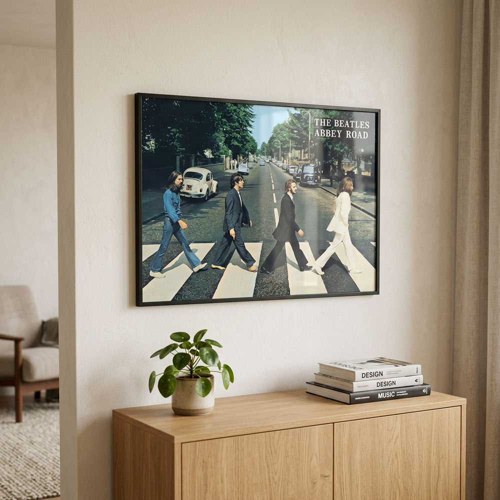 THE BEATLES ビートルズ (来日 60周年 ) - ABBEY ROAD / インテリア額