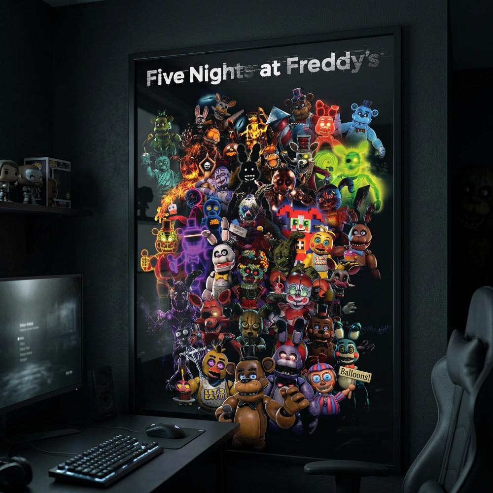 FIVE NIGHTS AT FREDDYS フナフ - COLLAGE / ポスター 【公式