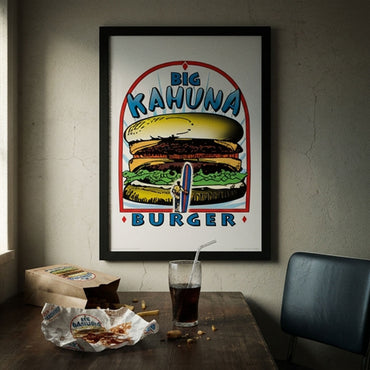 PULP FICTION パルプフィクション - BIG KAHUNA BURGER / コレクタープリント / インテリア額
