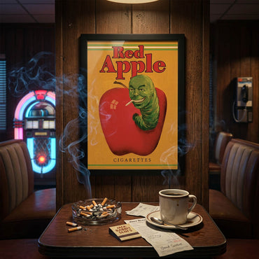 PULP FICTION パルプフィクション - RED APPLE CIGARETTES / コレクタープリント / インテリア額