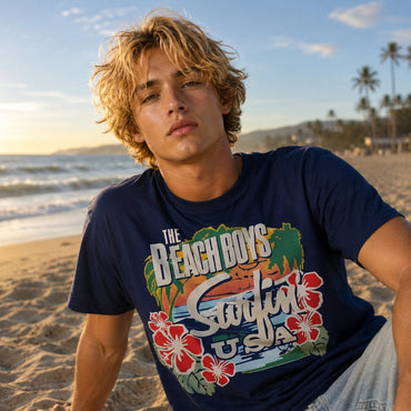 THE BEACH BOYS ビーチボーイズ (結成 65周年 ) - SURFIN USA TROPICAL / Tシャツ / メンズ
