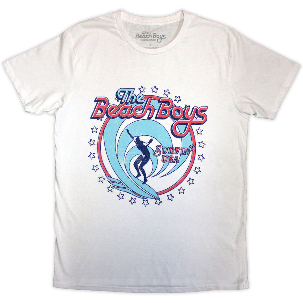 ビーチボーイズ The Beachboys Smile Tシャツ 新品未使用 Smile The Beach Boys band rare design 90s white short sleeve T