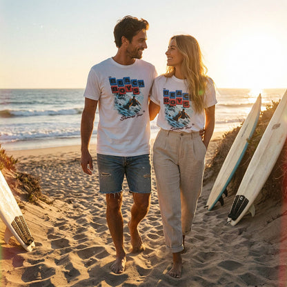 【予約商品】 THE BEACH BOYS ビーチボーイズ (結成 65周年 ) - Summer Tour '86 / Tシャツ / メンズ
