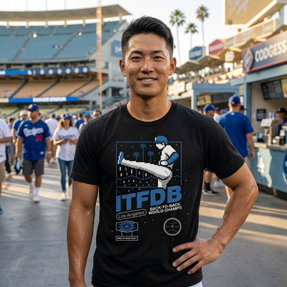 【予約商品】 SHOHEI OHTANI 大谷翔平 - LA Kick Celly / RotoWear（ブランド） / Tシャツ / メンズ