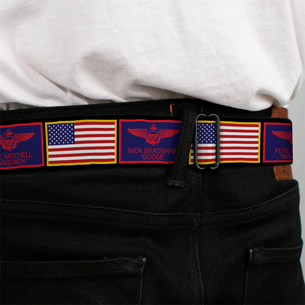 TOP GUN トップガン (公開 40周年 ) - Maverick & Goose Flag Patch