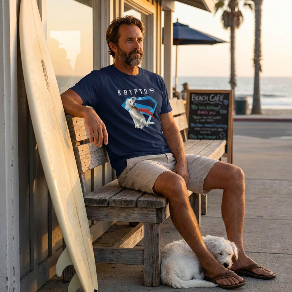 SUPERMAN スーパーマン - Krypto Superman Logo / Tシャツ / メンズ
