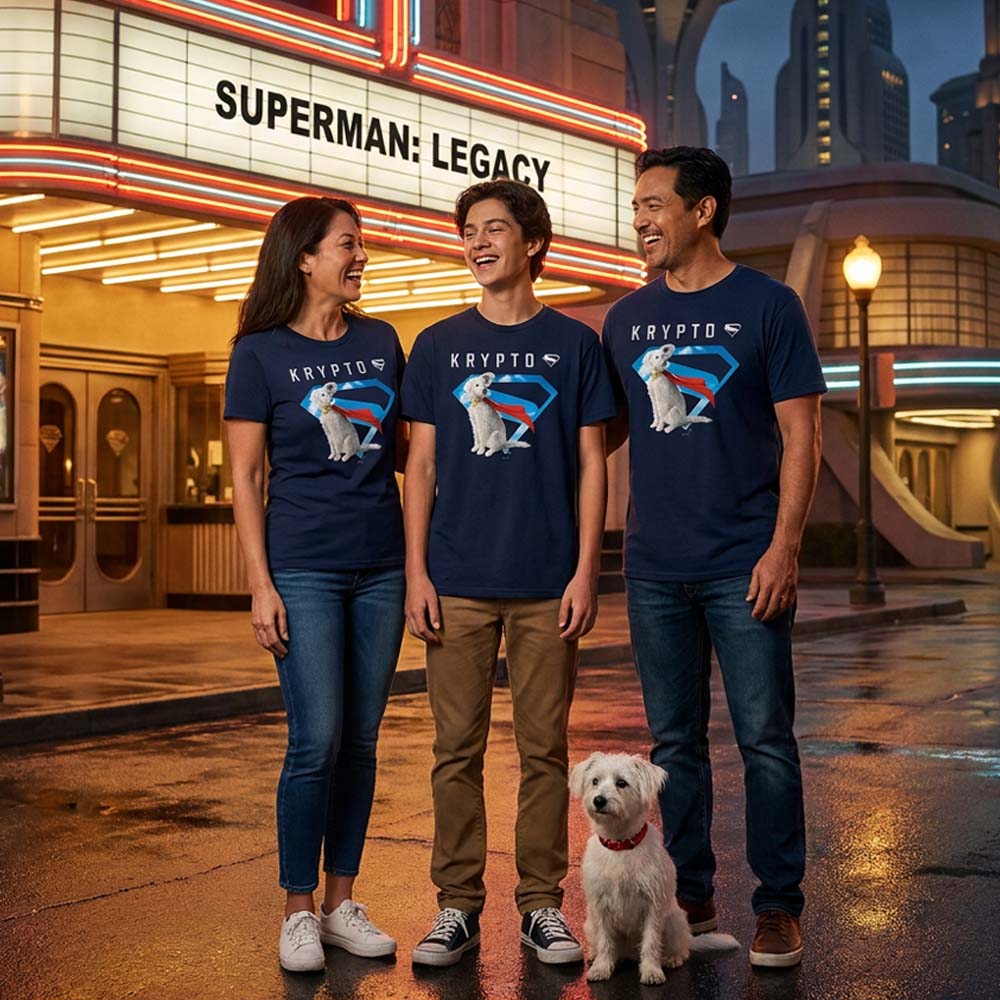 SUPERMAN スーパーマン - Krypto Superman Logo / Tシャツ / メンズ