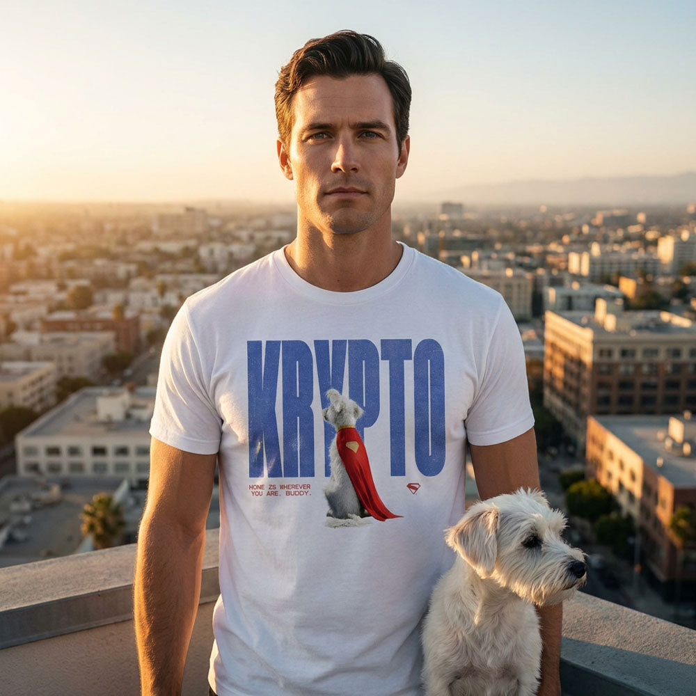 SUPERMAN スーパーマン - Supergirl Movie 2026 / Krypto Home Is Wherever You Are Buddy / Tシャツ / メンズ