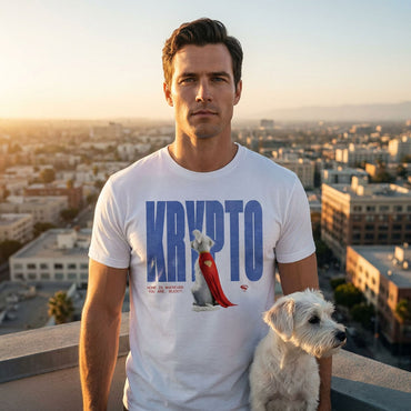 SUPERMAN スーパーマン - Supergirl Movie 2026 / Krypto Home Is Wherever You Are Buddy / Tシャツ / メンズ