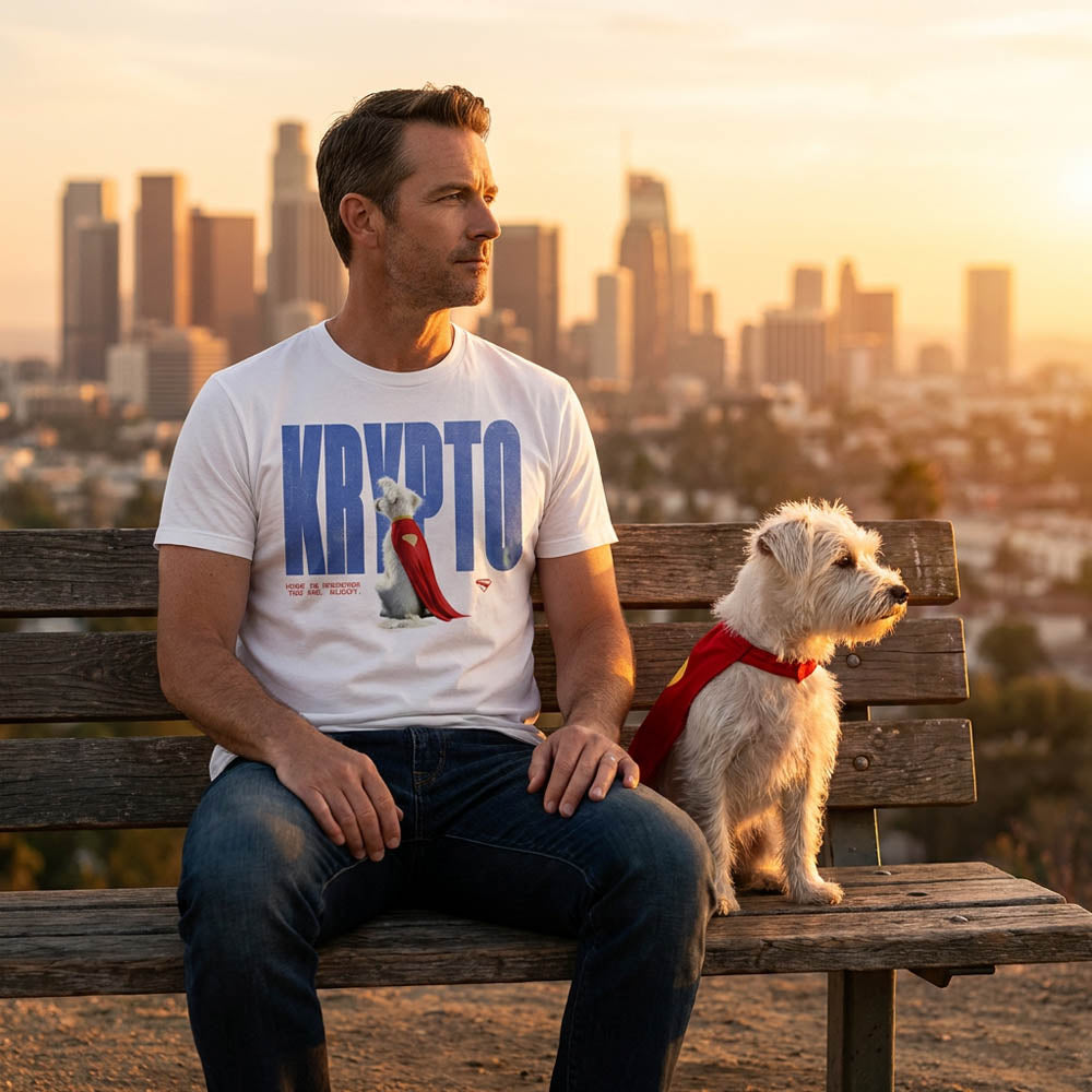 SUPERMAN スーパーマン - Supergirl Movie 2026 / Krypto Home Is Wherever You Are Buddy / Tシャツ / メンズ