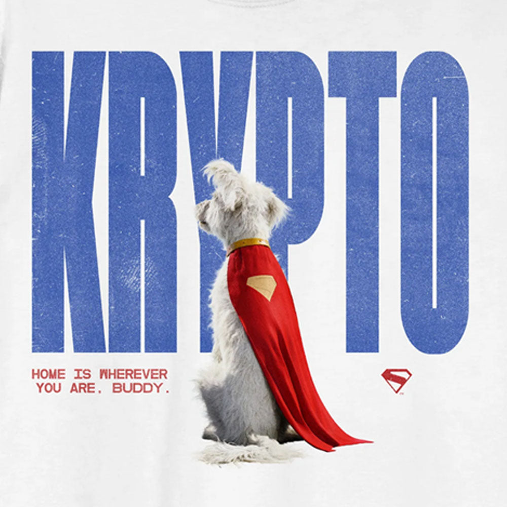 SUPERMAN スーパーマン - Supergirl Movie 2026 / Krypto Home Is Wherever You Are Buddy / Tシャツ / メンズ