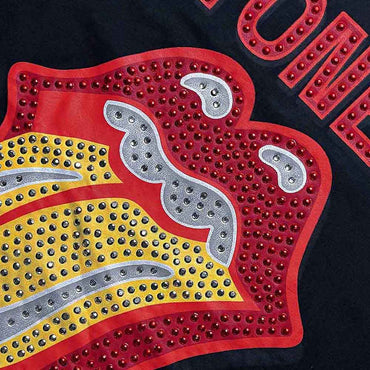 ROLLING STONES ローリングストーンズ (7月 新譜 記念 ) - Dia Tongue / Embellished / Tシャツ / メンズ