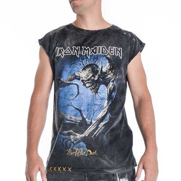 IRON MAIDEN アイアンメイデン (11月 来日 記念 ) - fear of the dark Xavi Magic Day Black / 暗闇で光る / バックプリントあり / Tシャツ / メンズ