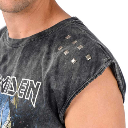 【予約商品】 IRON MAIDEN アイアンメイデン (11月 来日 記念 ) - fear of the dark Xavi Magic Day Black / 暗闇で光る / バックプリントあり / Tシャツ / メンズ