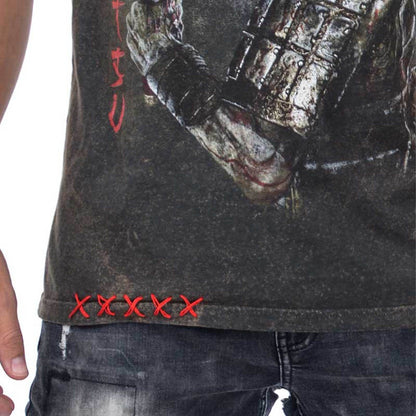 【予約商品】 IRON MAIDEN アイアンメイデン (11月 来日 記念 ) - Eddie Seal Rex New Marlite Oro / パッチ加工 / バックプリントあり / Tシャツ / メンズ