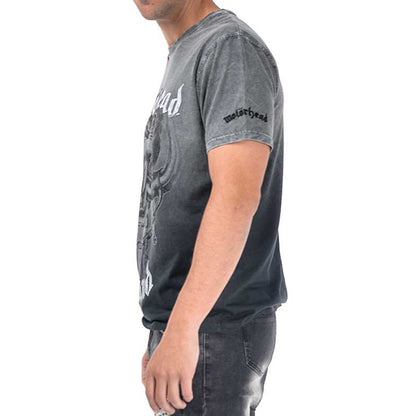 【予約商品】 MOTORHEAD モーターヘッド - England logo Rex Calipo / パッチ加工 / バックプリントあり / Tシャツ / メンズ