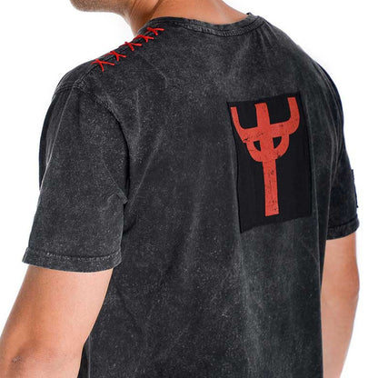 【予約商品】 JUDAS PRIEST ジューダスプリースト - painkiller Rex New Marlite / パッチ加工 / バックプリントあり / Tシャツ / メンズ