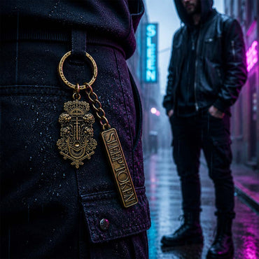 SLEEP TOKEN スリープトークン - Even In Arcadia Logo Damocles Charm / チャーム付き / キーホルダー