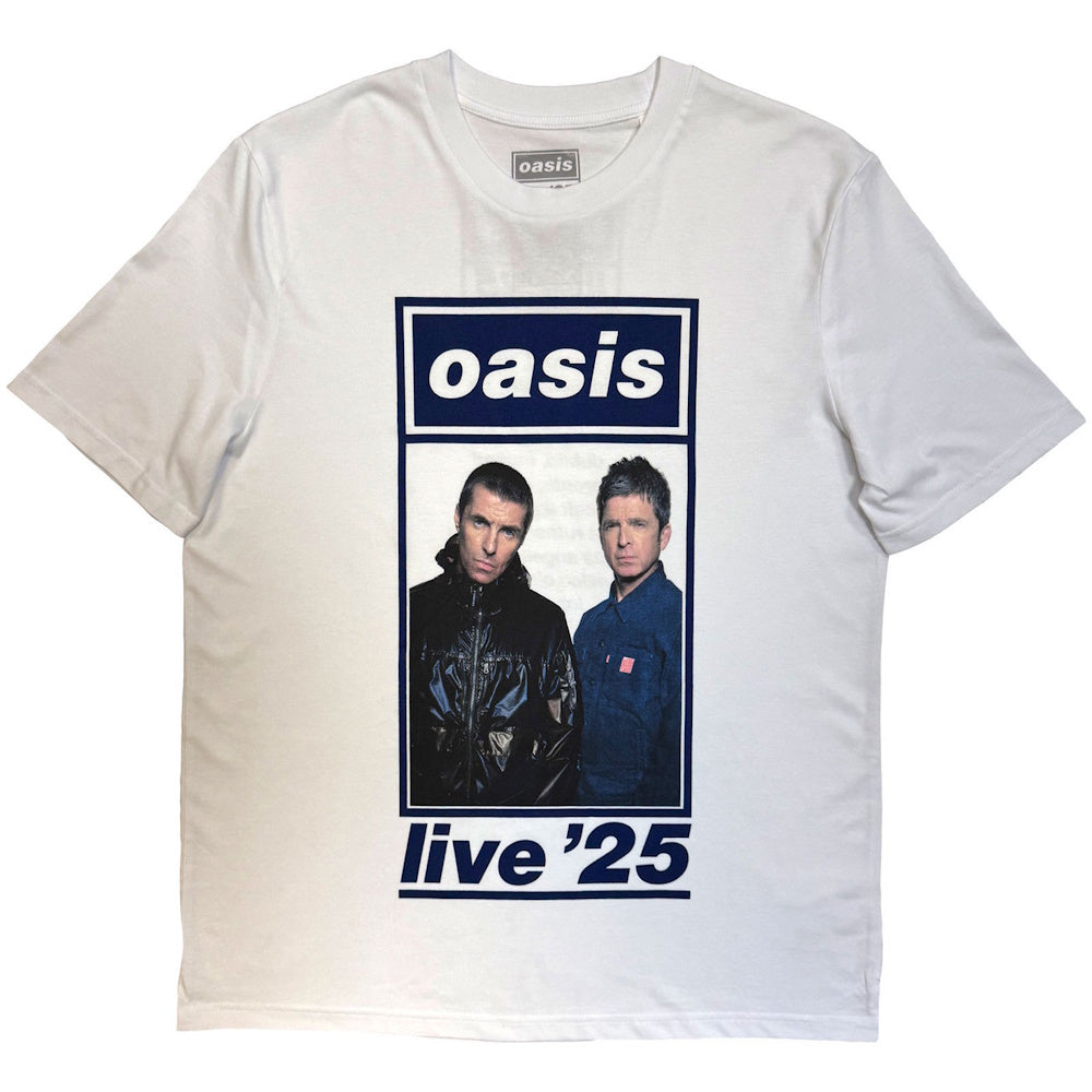 【予約商品】 OASIS オアシス (結成 35周年 ) - Colour Photo Live '25 World Tour / バックプリントあり / ツアー会場限定 / Tシャツ / メンズ