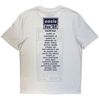 【予約商品】 OASIS オアシス (結成 35周年 ) - Colour Photo Live '25 World Tour / バックプリントあり / ツアー会場限定 / Tシャツ / メンズ