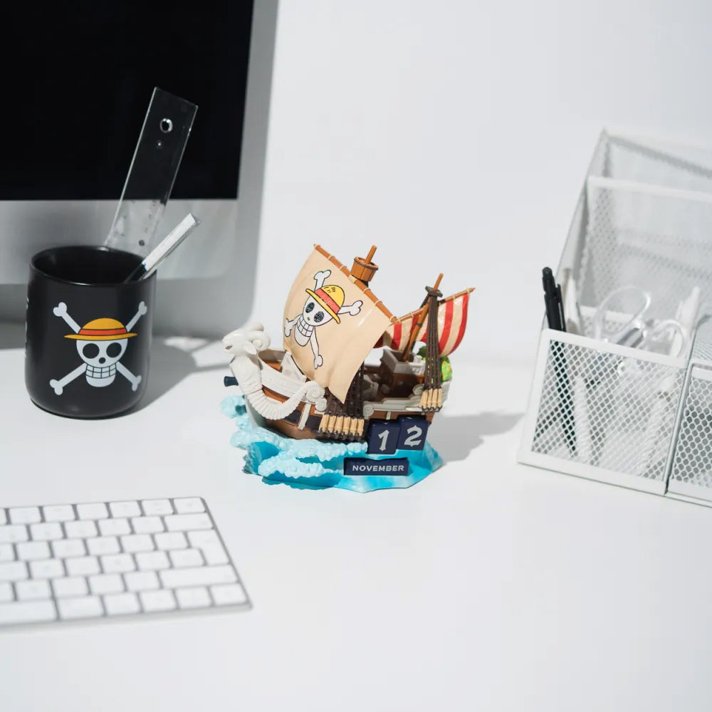 【予約商品】 ONE PIECE ワンピース - GOING MERRY 3Dパーペチュアルカレンダー / 永久カレンダー / カレンダー・ダイアリー