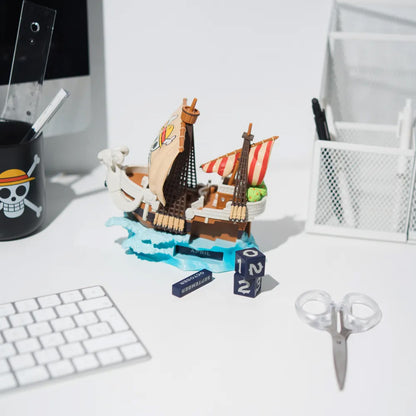 【予約商品】 ONE PIECE ワンピース - GOING MERRY 3Dパーペチュアルカレンダー / 永久カレンダー / カレンダー・ダイアリー