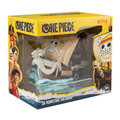 【予約商品】 ONE PIECE ワンピース - GOING MERRY 3Dパーペチュアルカレンダー / 永久カレンダー / カレンダー・ダイアリー