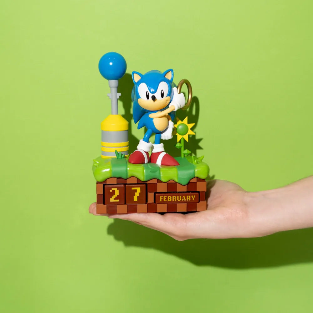 【予約商品】 SONIC THE HEDGEHOG ソニックザヘッジホッグ (35周年 ) - 3Dパーペチュアルカレンダー / 永久カレンダー / カレンダー・ダイアリー