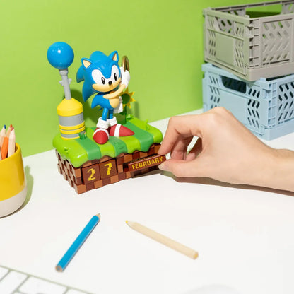 【予約商品】 SONIC THE HEDGEHOG ソニックザヘッジホッグ (35周年 ) - 3Dパーペチュアルカレンダー / 永久カレンダー / カレンダー・ダイアリー