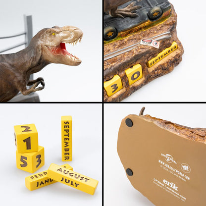 【予約商品】 JURASSIC PARK ジュラシックパーク - T-REX 3Dパーペチュアルカレンダー / 永久カレンダー / カレンダー・ダイアリー